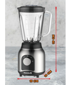 Blender cu rasnita, Hausberg HB-7762, doua viteze cu pulsatii, recipient sticla 1.5 L, 600 W