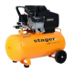 Compresor aer, 50L, 8bar, 200L/min, monofazat, angrenare directa Stager Air 20D50