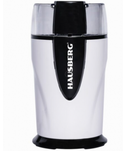 Rasnita electrica cafea HAUSBERG HB-7564AB, 200W, 70g, motor din cupru, alb