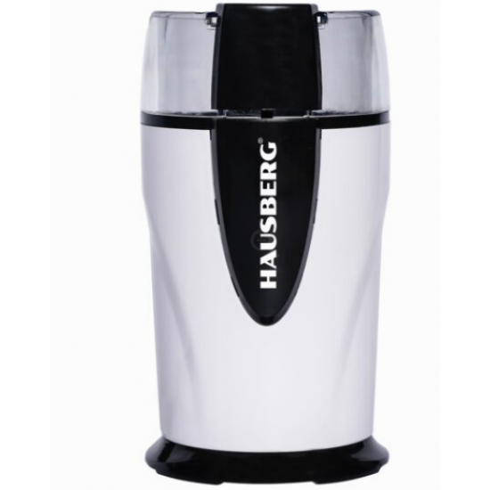 Rasnita electrica cafea HAUSBERG HB-7564AB, 200W, 70g, motor din cupru, alb