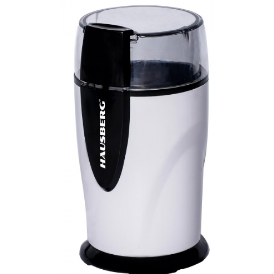 Rasnita electrica cafea HAUSBERG HB-7564AB, 200W, 70g, motor din cupru, alb