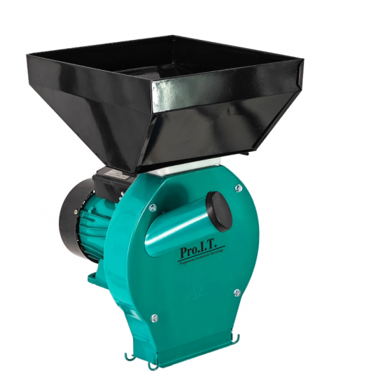 Moara Cuva Mare macinat cereale, boabe si stiuleti,DDT PRO.I.T., 3900 W, 3000 rpm, 4 site de rezerva, 320 kg/h, 20 de ciocanele,bonus sac,surubelnita si perie