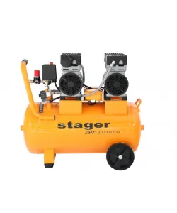 Stager Air 27DS50 compresor aer, 50L, 8bar, 270L/min, monofazat, angrenare directa, silentios