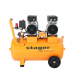 Stager Air 27DS50 compresor aer, 50L, 8bar, 270L/min, monofazat, angrenare directa, silentios