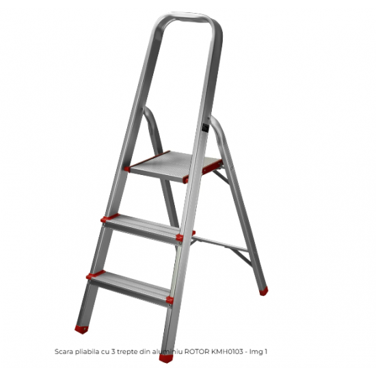 scara pliabila cu 3 trepte din aluminiu KMH0103