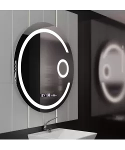 Oglinda LED Senzor Mythica Sistem Dezaburire Ceas si Lupa 70X70cm Colectia Marcello Funghi Oglinda LED Senzor Mythica Sistem Dezaburire Ceas si Lupa 70X70cm Colectia Marcello Funghi