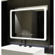 Oglinda LED Senzor MotionGlow Vectro cu functie Dezaburire Termometru Ceas 80x60 cm Lumina Rece/Calda/Neutra Dimabila, colectia Marcello Funghi