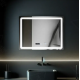 Oglinda LED Senzor MotionGlow Vectro cu functie Dezaburire Termometru Ceas 80x60 cm Lumina Rece/Calda/Neutra Dimabila, colectia Marcello Funghi