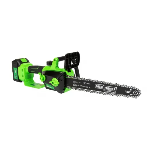 Drujba electrica Micul Fermier 20V, 4 Ah, lama 12", Brushless