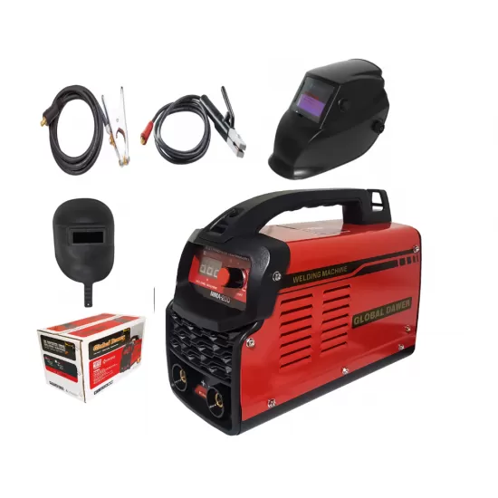 Pachet Aparat de Sudura tip Invertor, Global Dawer, MMA 200 + Masca Sudura Automata cu Reglaj si Cristale