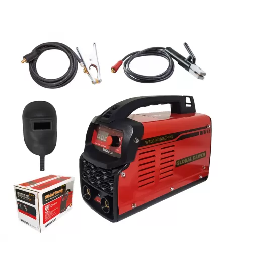 Pachet Aparat de Sudura tip Invertor, Global Dawer, MMA 200 + Masca Sudura Automata cu Reglaj si Cristale