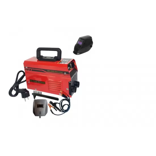 Pachet Aparat de Sudura tip Invertor, Global Dawer, Mini 200, 200 A + Masca Sudura Automata cu Reglaj si Cristale