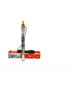 Pachet Pompa submersibila, DDT, 3QJD-1.1, 1.1 kW, Inox, 75 mm diametru, 10 turbine + Prescontrol LS6 + supapa de sens si niplu