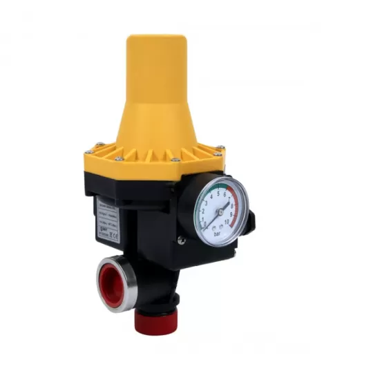 Pachet Pompa submersibila, DDT, 3QJD-1.1, 1.1 kW, Inox, 75 mm diametru, 10 turbine + Prescontrol LS6 + supapa de sens si niplu