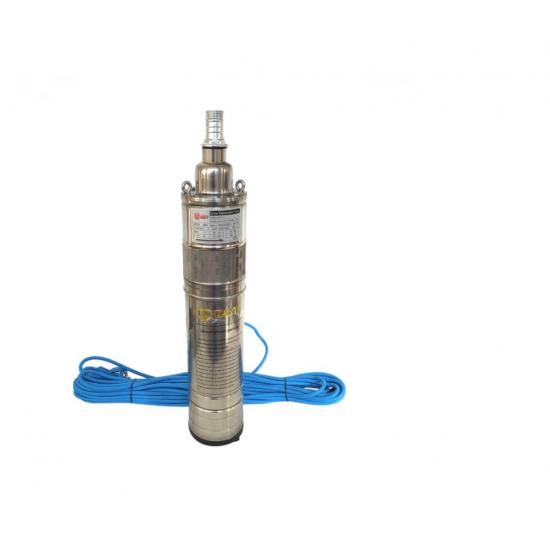 Pachet  Pompa submersibila, DDT, QGD120, Inox complet, suruburi inox, sita protectie, 20 m cablu, 120 m, 3 m³/h + Prescontrol LS6 + supapa de sens si niplu