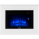 Semineu electric incastrat Ecotis EF140 – 1900W, efect de flacara realist, telecomanda si iluminare ambientala