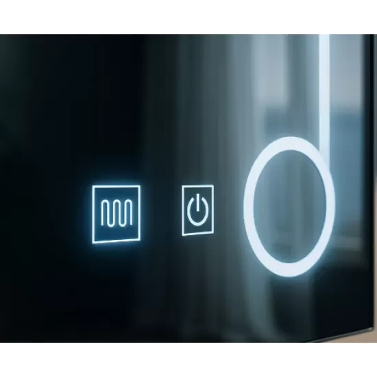 Oglinda LED Rectangulara, 60x80cm, Linea Touch, Sistem Dezaburire, Dimabila