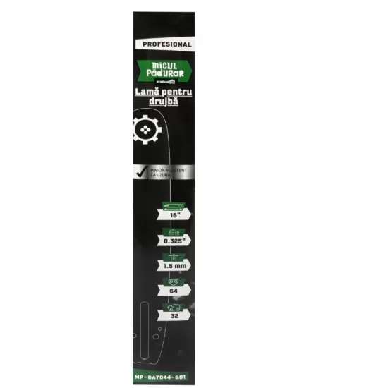 Lama Micul Padurar Profesional, 16'' .325'' 1.5mm 64P 32D