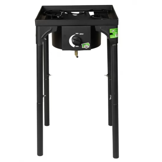 Pirostrie patrata Micul Fermier, putere termica 6kW, 1 arzator, inaltime ajustabila 72/42 cm