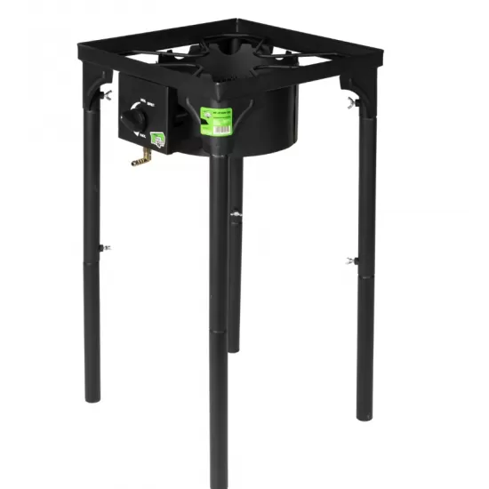 Pirostrie patrata Micul Fermier, putere termica 6kW, 1 arzator, inaltime ajustabila 72/42 cm