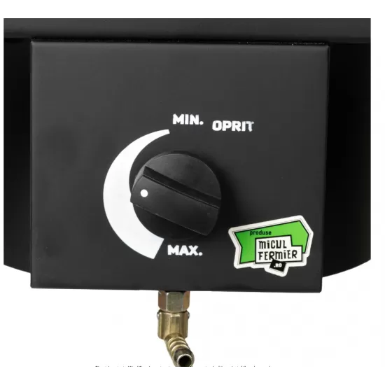 Pirostrie patrata Micul Fermier, putere termica 6kW, 1 arzator, inaltime ajustabila 72/42 cm