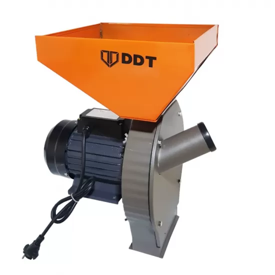 Pachet Moara cereale, uruiala si stiuleti, 3.5 Kw + Batoza/Masina de porumb electrica pentru curatat porumb, DDT Profi, motor inclus, 1500 W, 800 kg/h, Buton on/off