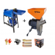 Pachet  Moara cereale, uruiala si stiuleti, 3.5 Kw + Batoza/Masina de porumb electrica pentru curatat porumb, DDT Profi, motor inclus, 1500 W, 800 kg/h, Buton on/off