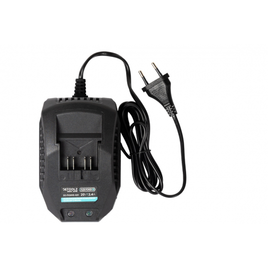Incarcator rapid pentru acumulator 20V, incarcare 2.4A/h, Detoolz