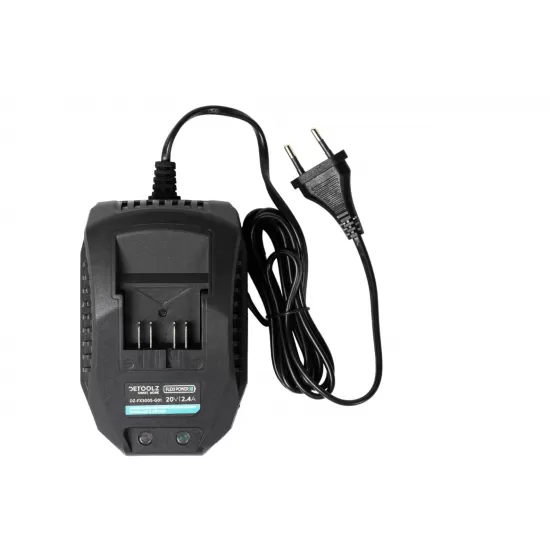 Incarcator rapid pentru acumulator 20V, incarcare 2.4A/h, Detoolz