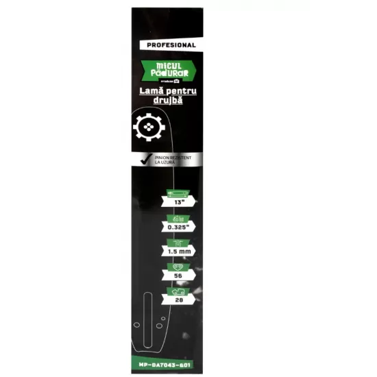 Lama Micul Padurar Profesional, 13'' .325'' 1.5mm 56P 28D