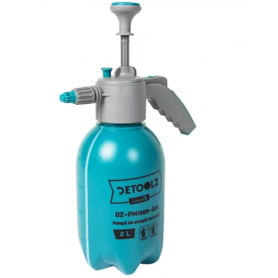 Pompa de stropit Detoolz, 2L manuala, duza spuma