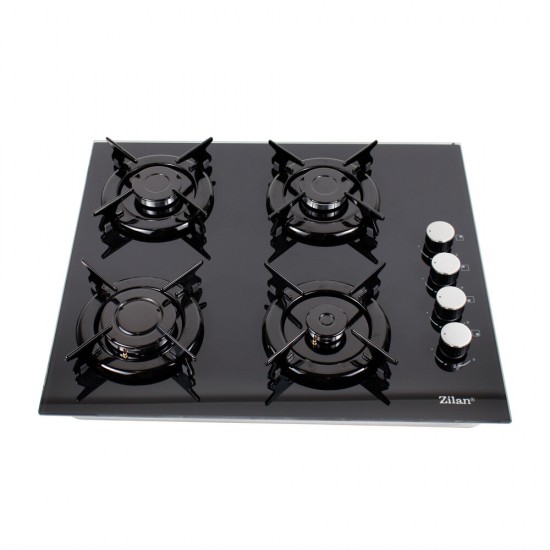 Pachet Cuptor incorporabil 1857, capacitate 51L, Electric, Negru, Plita incorporabila sticla, 65x60x15 cm, Gaz butelie sau gaz natural, duze de schimb incluse, aprindere electrica 0058
