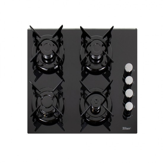 Pachet Cuptor incorporabil 1857, capacitate 51L, Electric, Negru, Plita incorporabila sticla, 65x60x15 cm, Gaz butelie sau gaz natural, duze de schimb incluse, aprindere electrica 0058