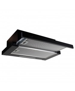 Pachet Plita incorporabila inox (0027) , 50 X 60 cm , Gaz butelie sau gaz natural (duze de schimb incluse) , aprindere electrica si Hota incorporabila telescopica 2 motoare 2 x 95w (3680) / SET 30016