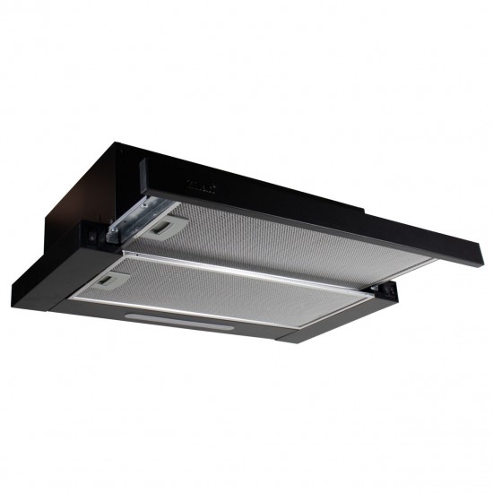 Pachet Plita incorporabila inox (0027) , 50 X 60 cm , Gaz butelie sau gaz natural (duze de schimb incluse) , aprindere electrica si Hota incorporabila telescopica 2 motoare 2 x 95w (3680) / SET 30016
