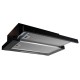 Pachet Plita incorporabila inox (0027) , 50 X 60 cm , Gaz butelie sau gaz natural (duze de schimb incluse) , aprindere electrica si Hota incorporabila telescopica 2 motoare 2 x 95w (3680) / SET 30016