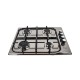 Pachet Plita incorporabila inox (0027) , 50 X 60 cm , Gaz butelie sau gaz natural (duze de schimb incluse) , aprindere electrica si Hota incorporabila telescopica 2 motoare 2 x 95w (3680) / SET 30016