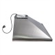 Pachet Plita incorporabila inox (1901) , 60x50x6 cm, Gaz butelie sau gaz natural (duze de schimb incluse), Hota incorporabila decorativa inox, 63 cm (1925) / SET 30040