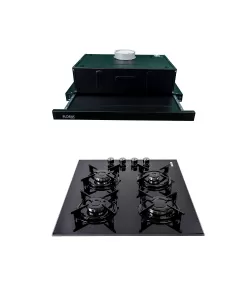 Pachet Plita incorporabila Sticla (1871), 52x60x15cm , Gaz butelie sau gaz natural (duze de schimb incluse) , Hota 1 motor , putere 140W (1895) , 60X50 cm / SET 30030 Pachet Plita incorporabila Sticla (1871), 52x60x15cm , Gaz butelie sau gaz natural (duze de schimb incluse) , Hota 1 motor , putere 140W (1895) , 60X50 cm / SET 30030