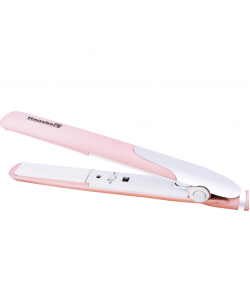 Placa de par 2 in 1 pentru ondulare, si indreptare, Hausberg HB32RZ, Incalzire rapida, Roz