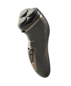 Aparat de ras Hausberg, 3 Capete Rotative din Otel Inoxidabil, Indicator Led incarcare, Perie de curatat, Cablu pentru reincarcare, Negru