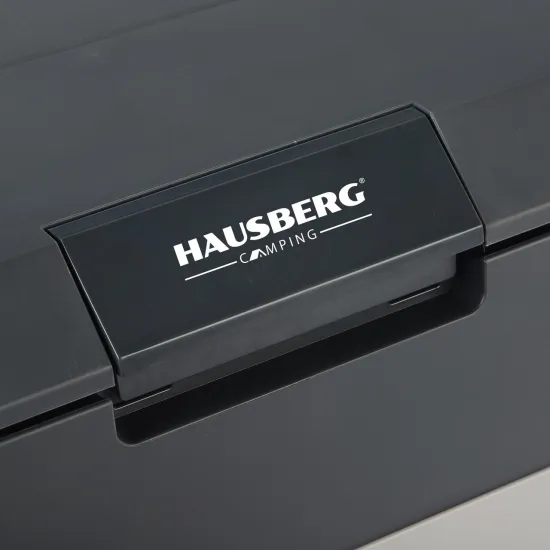 Frigider Hausberg HB-G060 Profesional Camping 28L Congelator Portabil cu Deschidere Duală și Protecție Baterie