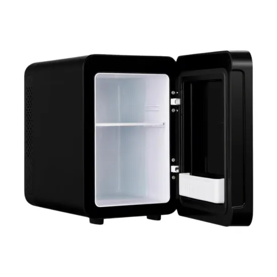 Mini Frigider Cosmetice 4L Hausberg HB291NG, Oglindă cu LED Touch, Funcție Răcire și Încălzire, 12V/220V