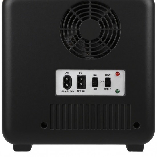 Mini Frigider Cosmetice 4L Hausberg HB291NG, Oglindă cu LED Touch, Funcție Răcire și Încălzire, 12V/220V