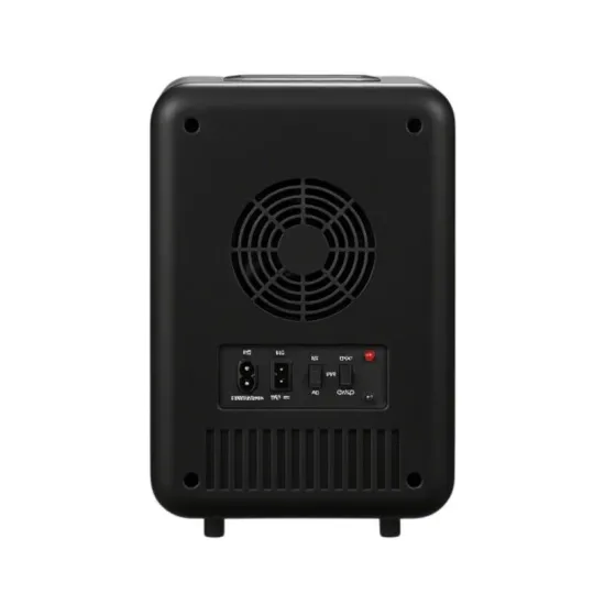 Mini Frigider Cosmetice 4L Hausberg HB291NG, Oglindă cu LED Touch, Funcție Răcire și Încălzire, 12V/220V