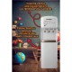 Dozator apa de podea cu compresor HAUSBERG HB-6028AB, Putere incalzire 550W, Putere racire 120W, compatibil cu bidoane de apa 11 l si 19 l, Culoare Alb