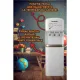 Dozator apa de podea cu compresor HAUSBERG HB-6028AB, Putere incalzire 550W, Putere racire 120W, compatibil cu bidoane de apa 11 l si 19 l, Culoare Alb