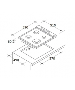 Pachet Cuptor electric Incorporabil Hausberg, Plita Incorporabila, Hota incorporabila telescopica, Alb
