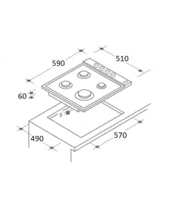 Pachet Cuptor electric Incorporabil Hausberg, Plita Incorporabila, Hota incorporabila telescopica, Alb