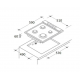 Pachet Incorporabil Cuptor electric Hausberg, Plita incorporabila Hausberg, Hota Incorporabila decorativa Hausberg , Alb